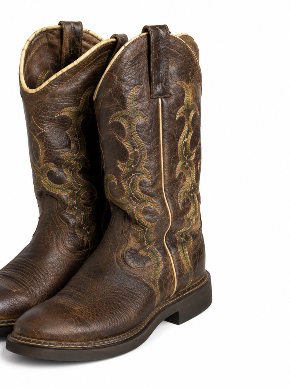 JUSTIN Gypsy Collection Brown Leather Cowboy Boots
